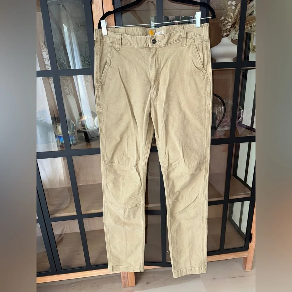 Carhartt Rugged Flex Rigby Straight Fit Pants khaki cargo beige - Picture 4 of 9